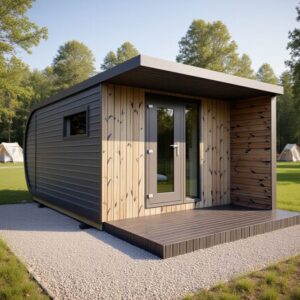 Golden Peak Camping Pod Featured