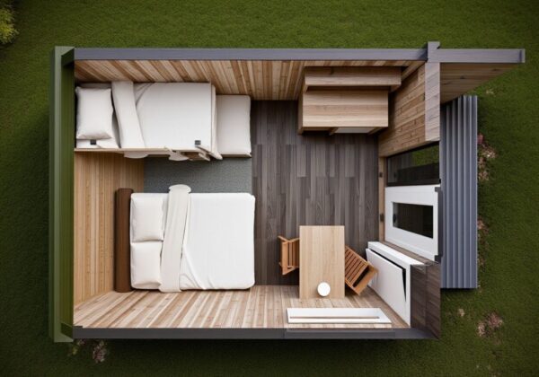 Golden Peak Camping Pod Layout