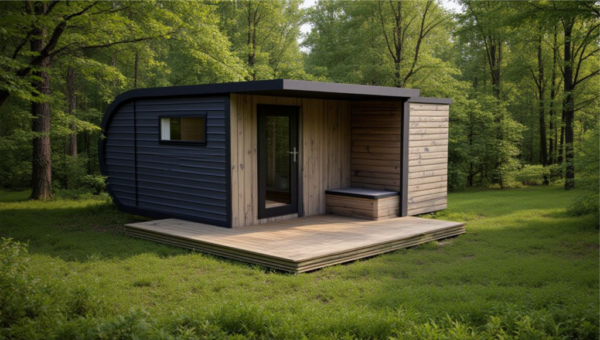 Golden Peak Camping Pod Trees