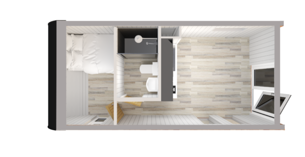 Golden Peak Luxury Pod Floorplan