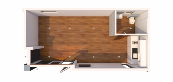 Exterior of a Hideaway Luxury Pod featuring premium timber cladding and modern glazing, designed as a secluded SIP-insulated retreat for holiday parks.